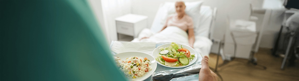 Persona con alimentación saludable