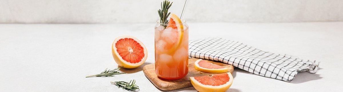 Vaso de aguas de frutas